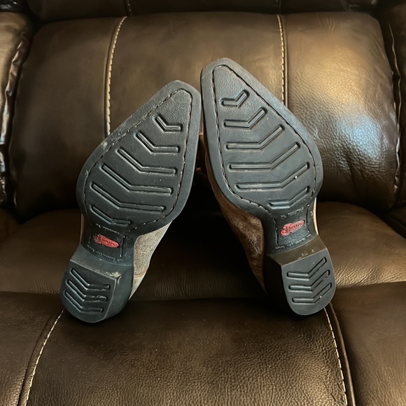 Justin McKayla Leather Boots - Picture 4 of 5